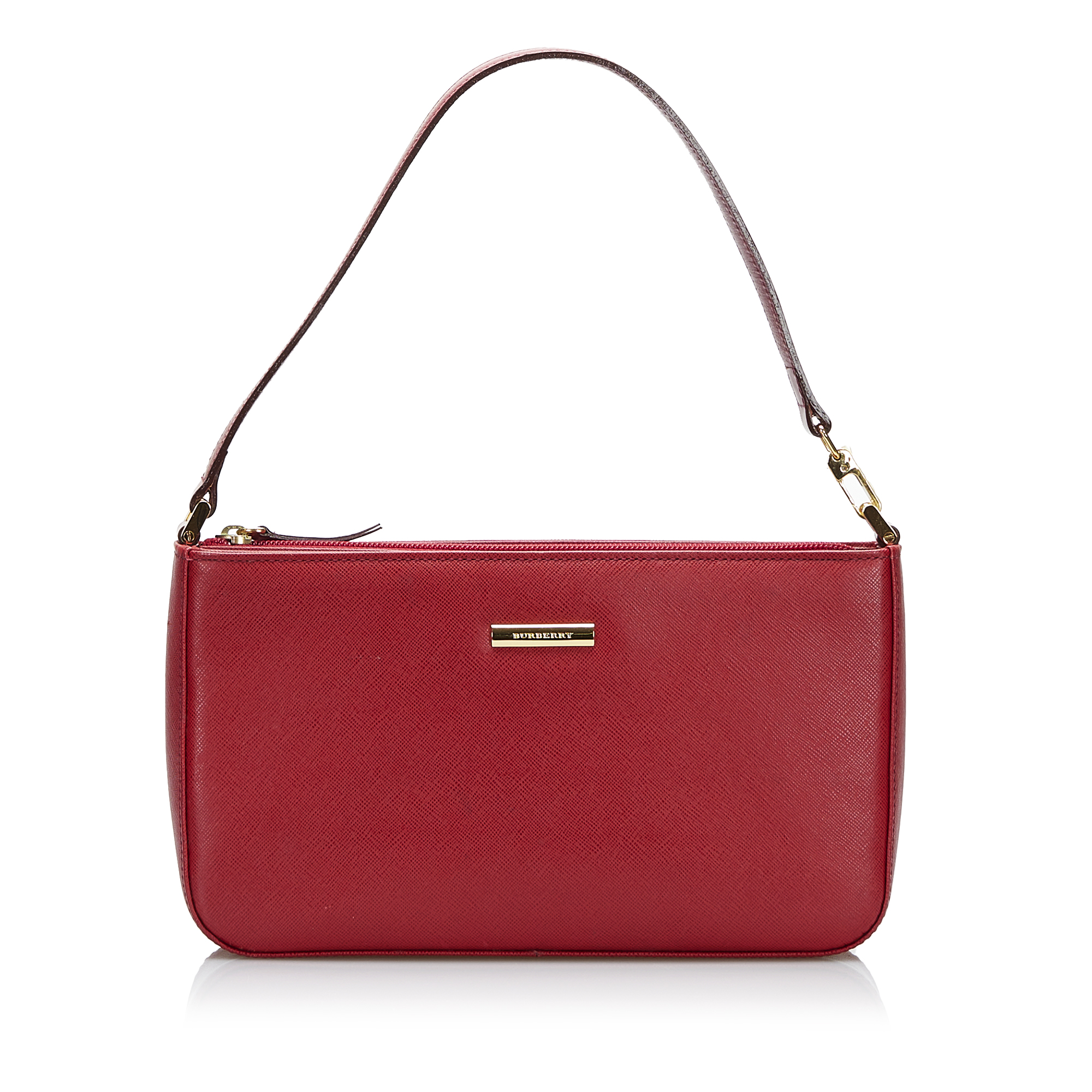Burberry Leather Baguette